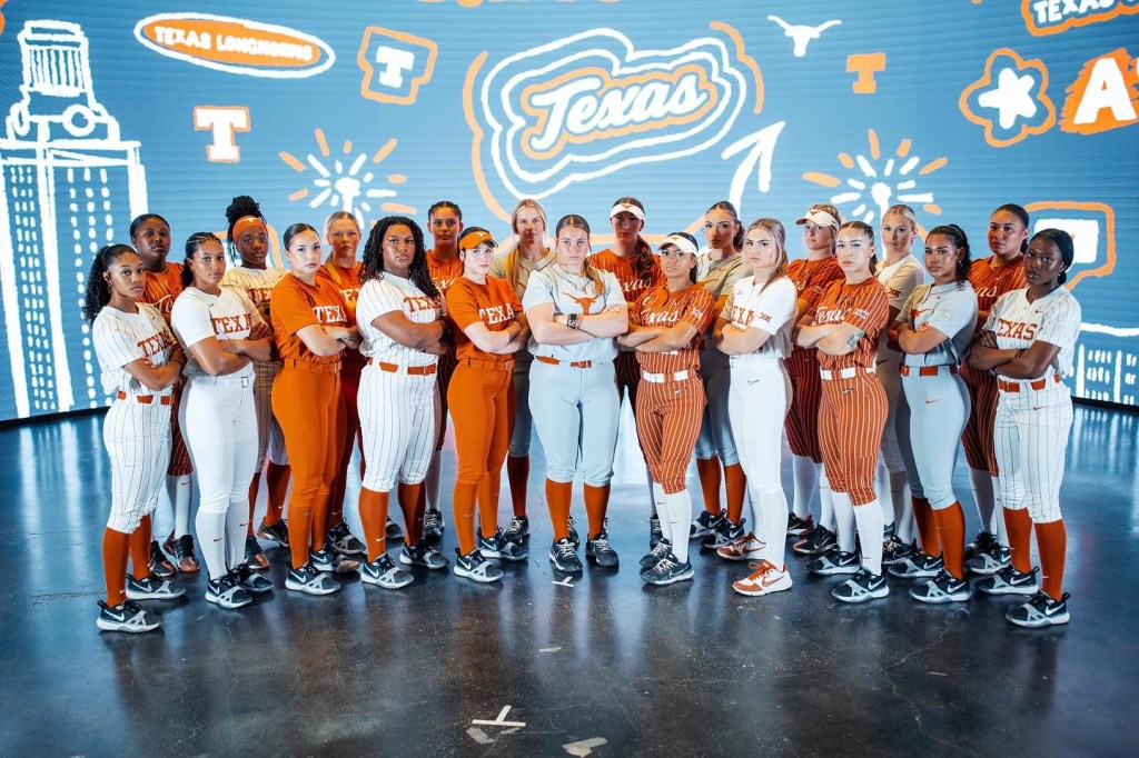 Photo courtesy of Texas Longhorns Softball via Facebook