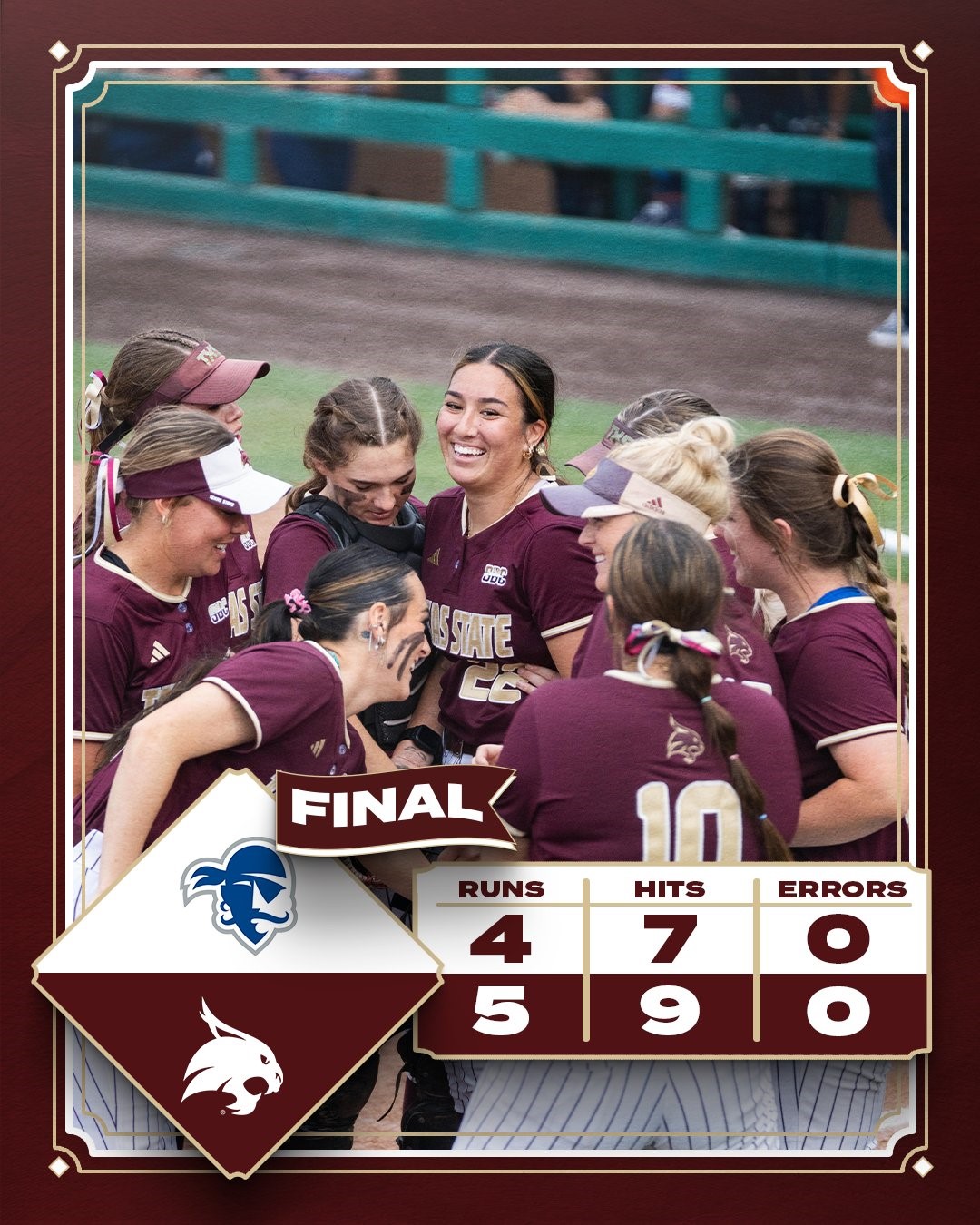 Photo courtesy of Texas State Bobcats via X