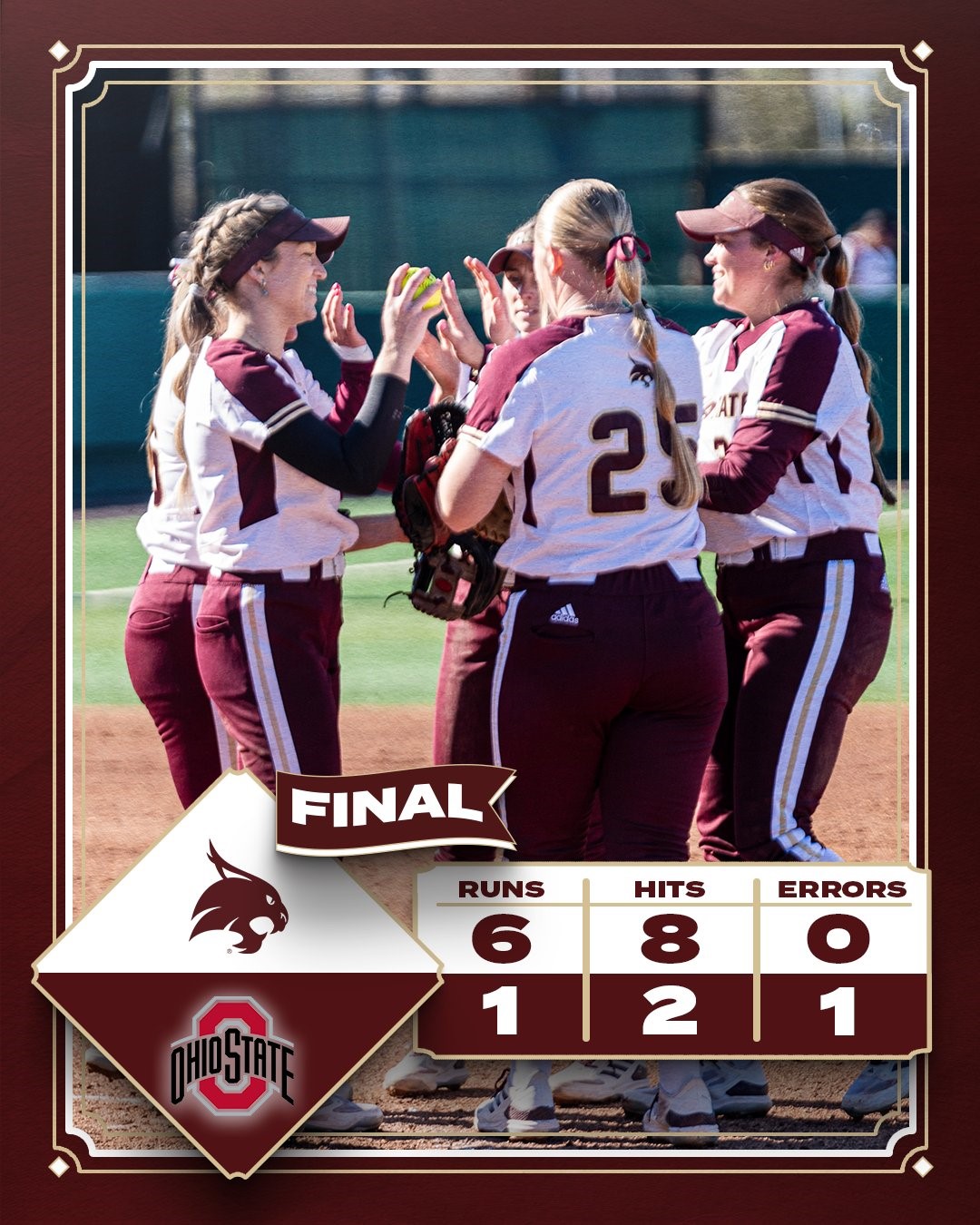 Photo courtesy of Texas State Bobcats via X