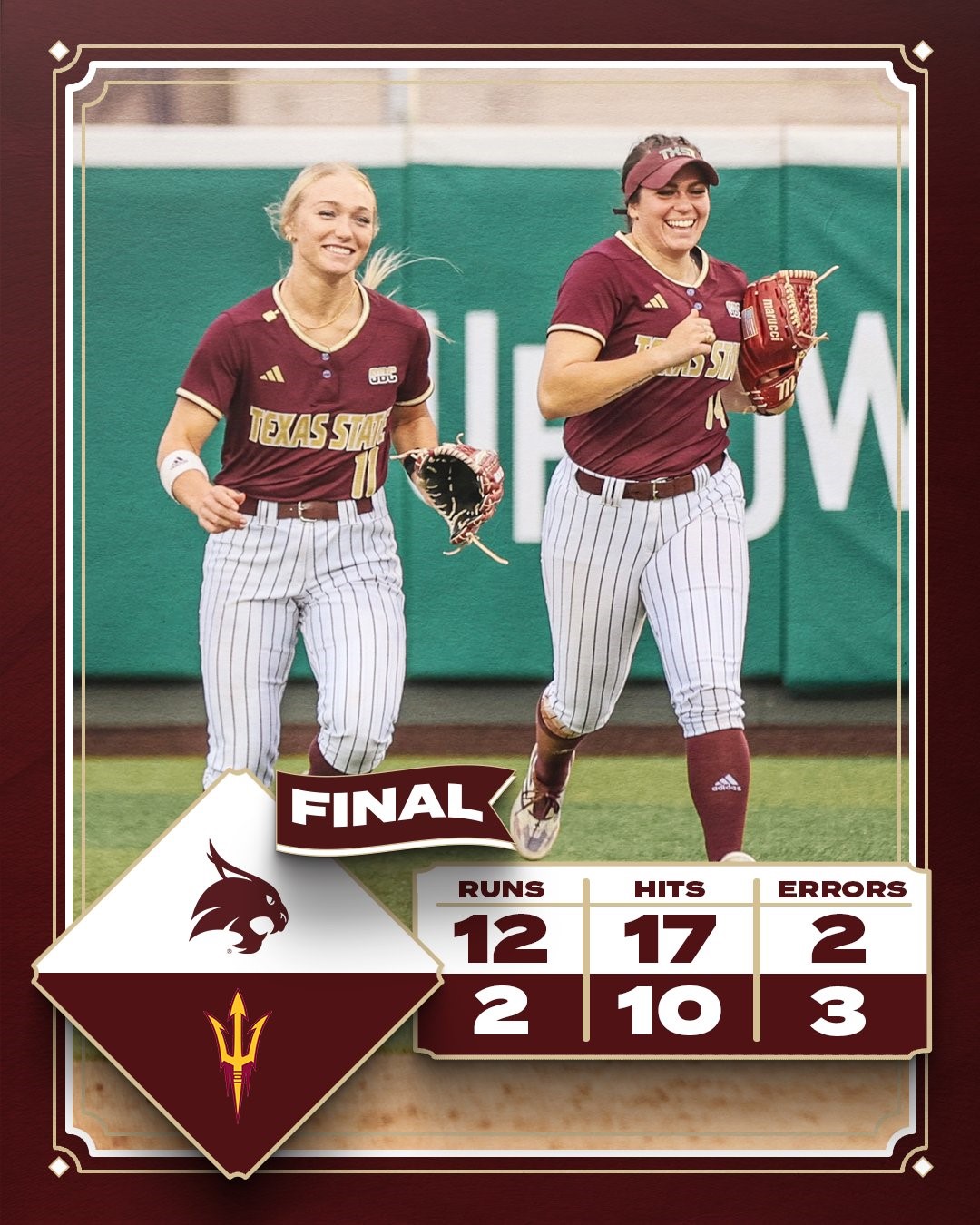 Photo courtesy of Texas State Bobcats via X