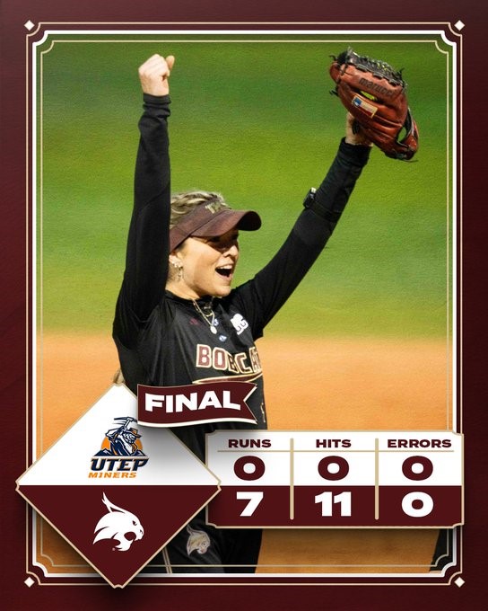 Bobcats Avenge Loss to UTEP As Mullins Throws Perfect&nbsp;Game